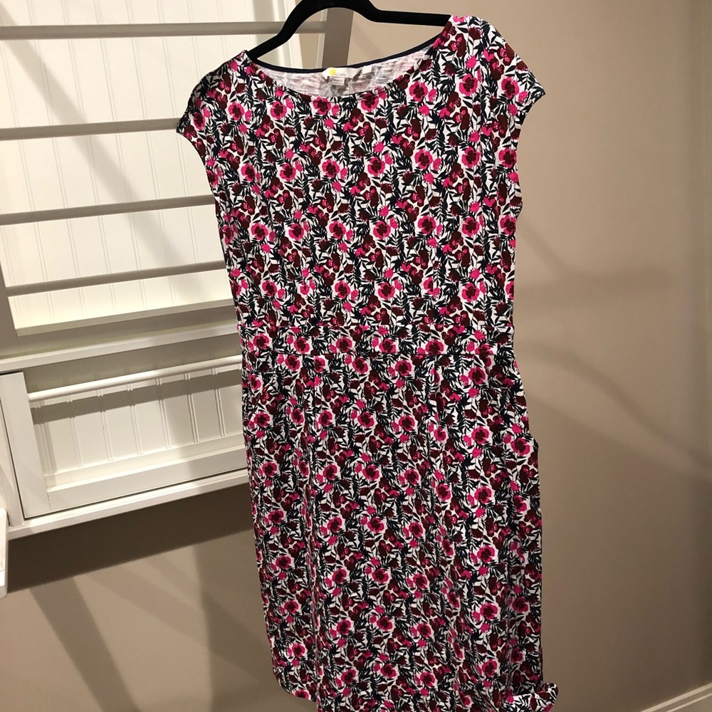 Biden Florrie Jersey Dress in Pink Floral